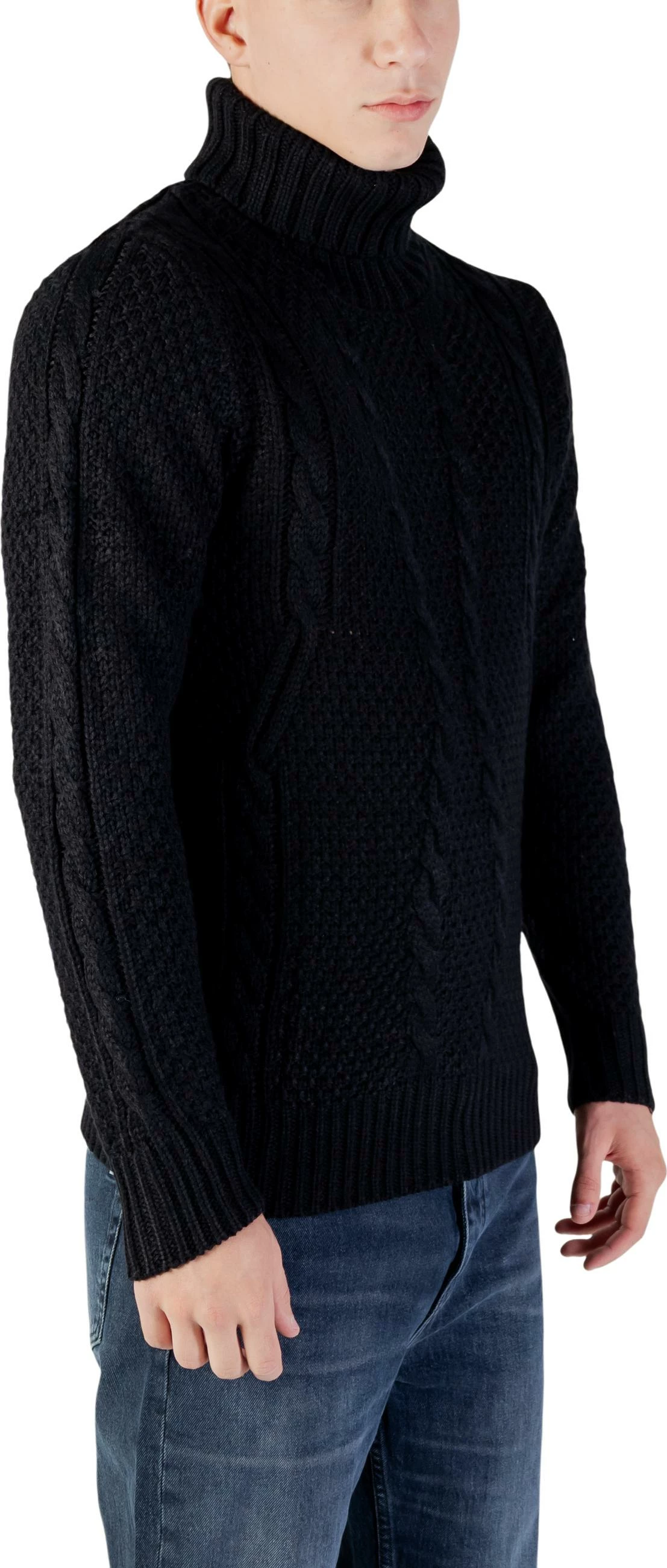 Xhemper për meshkuj Gianni Lupo M. COLLO ALTO BW793-F25, i zi [Madhësia: XXL]