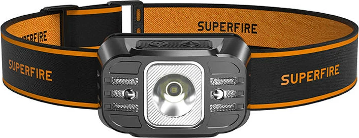 Llambë koke Superfire HL75-X, 220 lumen, USB, e zezë