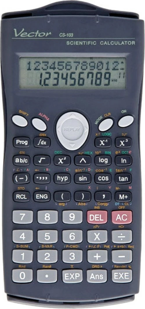 Kalkulator shkencor Vector KAV CS-103, 279 funksione, i zi