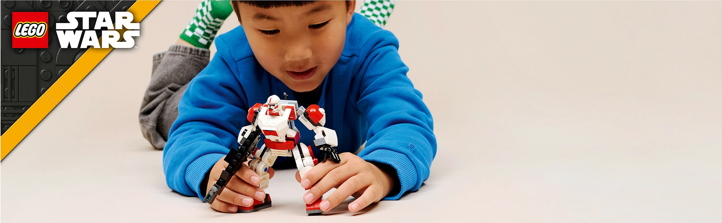 Set ndërtimi LEGO Star Wars 75448 Clone Shock Trooper Mech, 151 pjesë, shumëngjyrësh