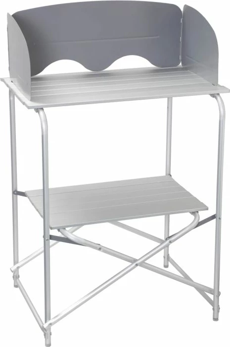 Kuzhinë kampingu palosëse BRUNNER Snack Basic 0422095N.C03, 62x46cm, H90/109cm, gri/zezë, me çantë bartjeje