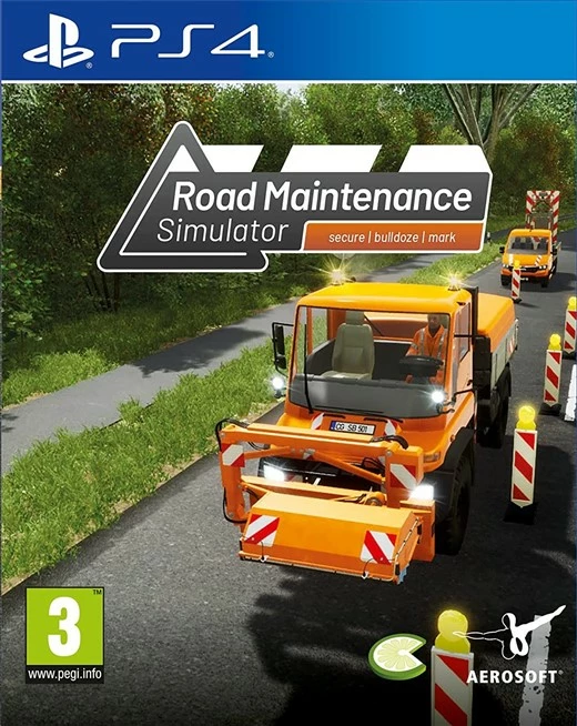 Lojë Aerosoft Road Maintenance Simulator për PlayStation 4 (PEGI 3)