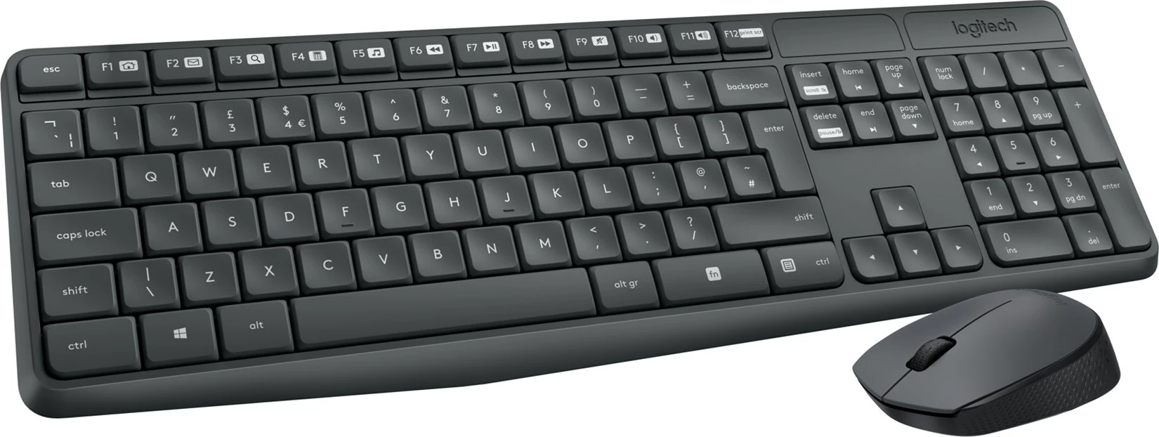 Set tastiere dhe maus Logitech MK235 - Wireless, e zeze