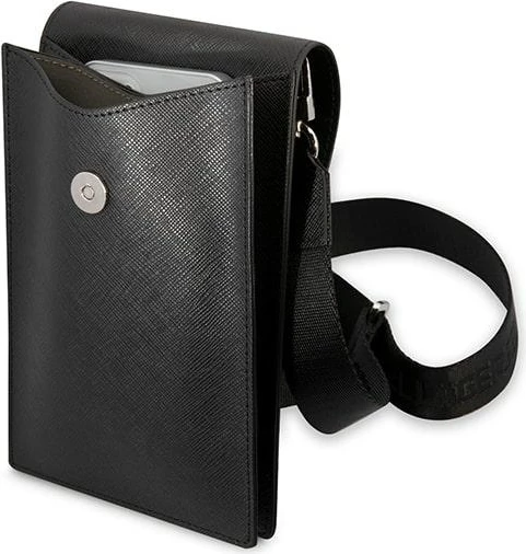 Çantë për telefon Karl Lagerfeld Embossed RSG, e zezë