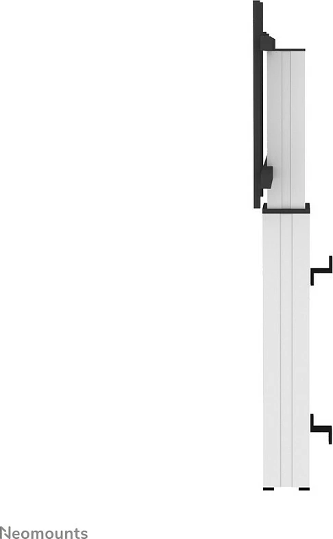 Mbajtëse muri elektrike për TV/monitor Neomounts (Newstar), 42-100", max 130 kg, VESA 200x200-800x600, argjendtë