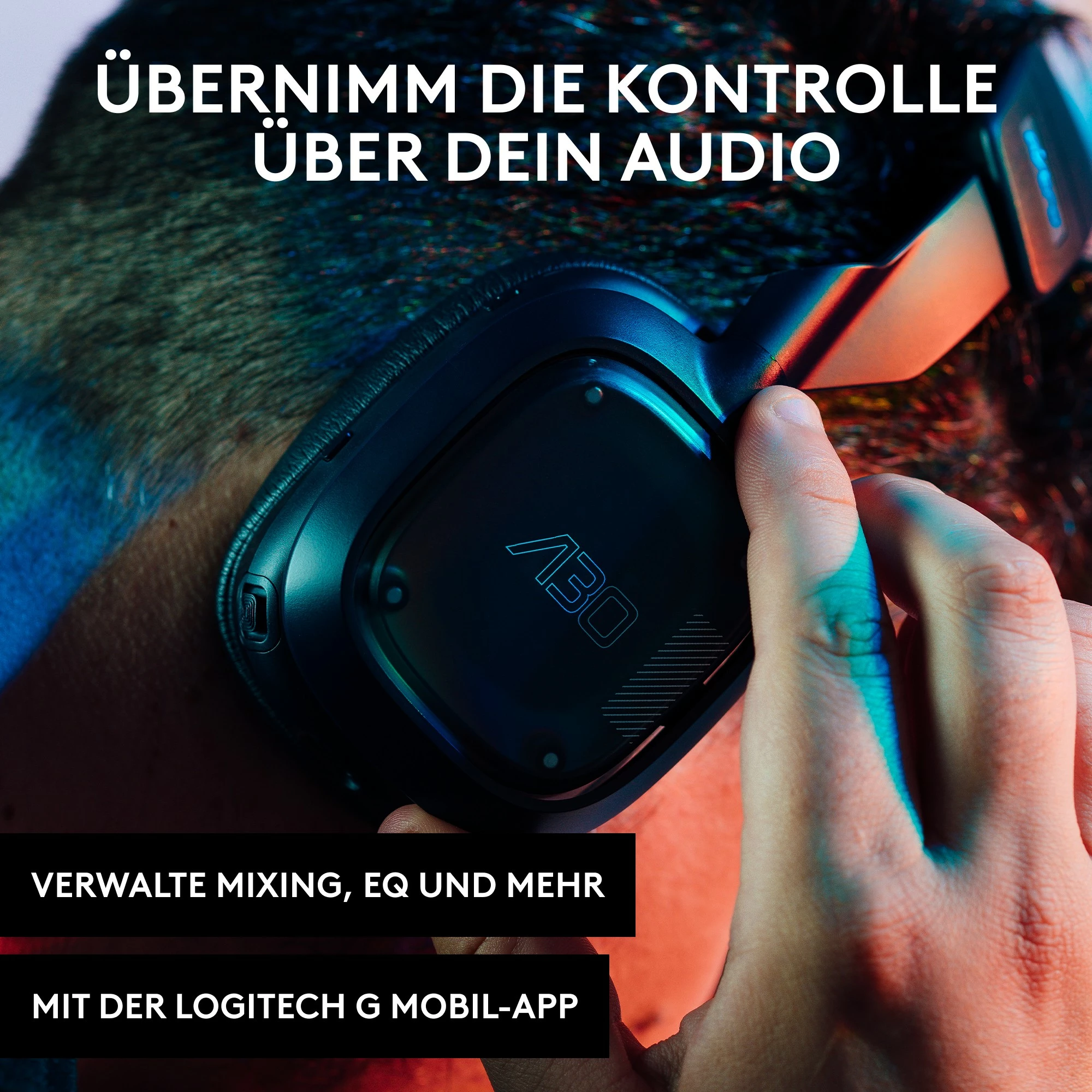 Kufje gaming ASTRO A30 Logitech, Wired & Wireless, 20 - 20000 Hz, 342 g, Blu