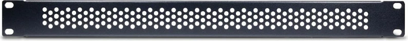 Panel mbulues 19" Inter-Tech IPC, 1U i shpuar ventilues, 45x482x11mm, i zi RAL 9005