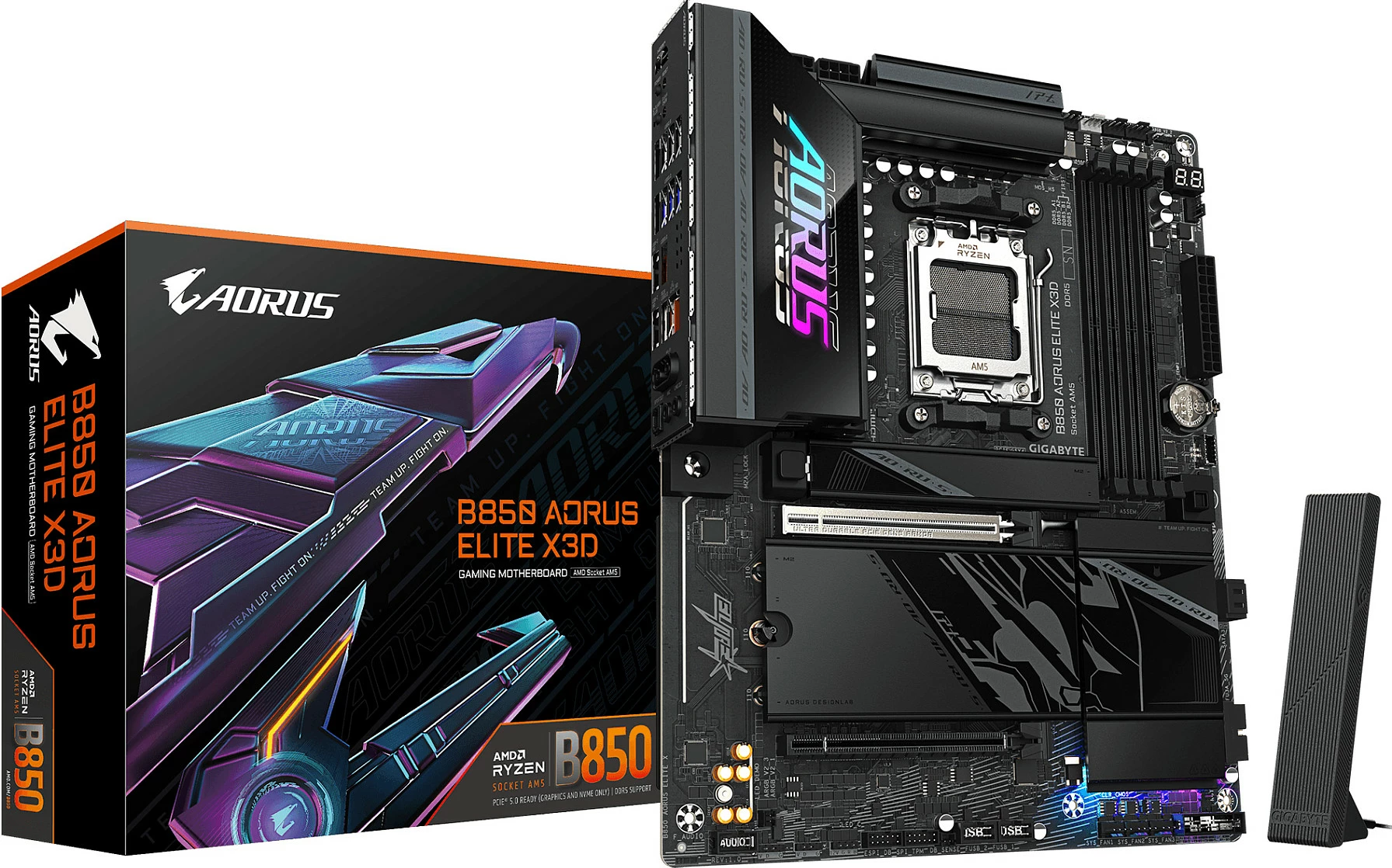 Pllakë amë Gigabyte B850 AORUS ELITE X3D, Socket AM5, 4x DDR5, HDMI