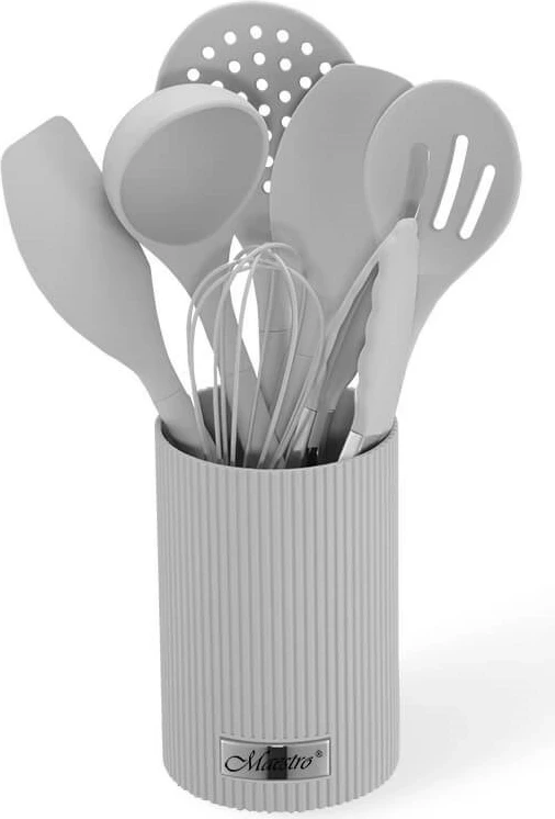 Set veglash kuzhine Maestro MR-1542-GREY, 8 copë, silikon, gri