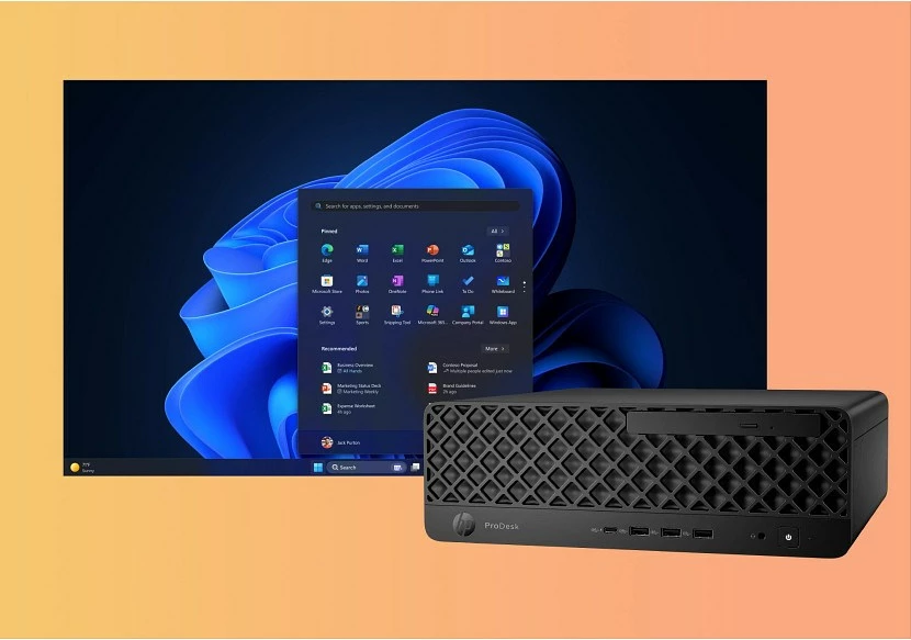 Kasë kompjuteri HP ProDesk 4 SFF G1i AI PC, Intel Core Ultra 5 225, 16 GB RAM, 512 GB SSD, Windows 11 Pro, e zezë