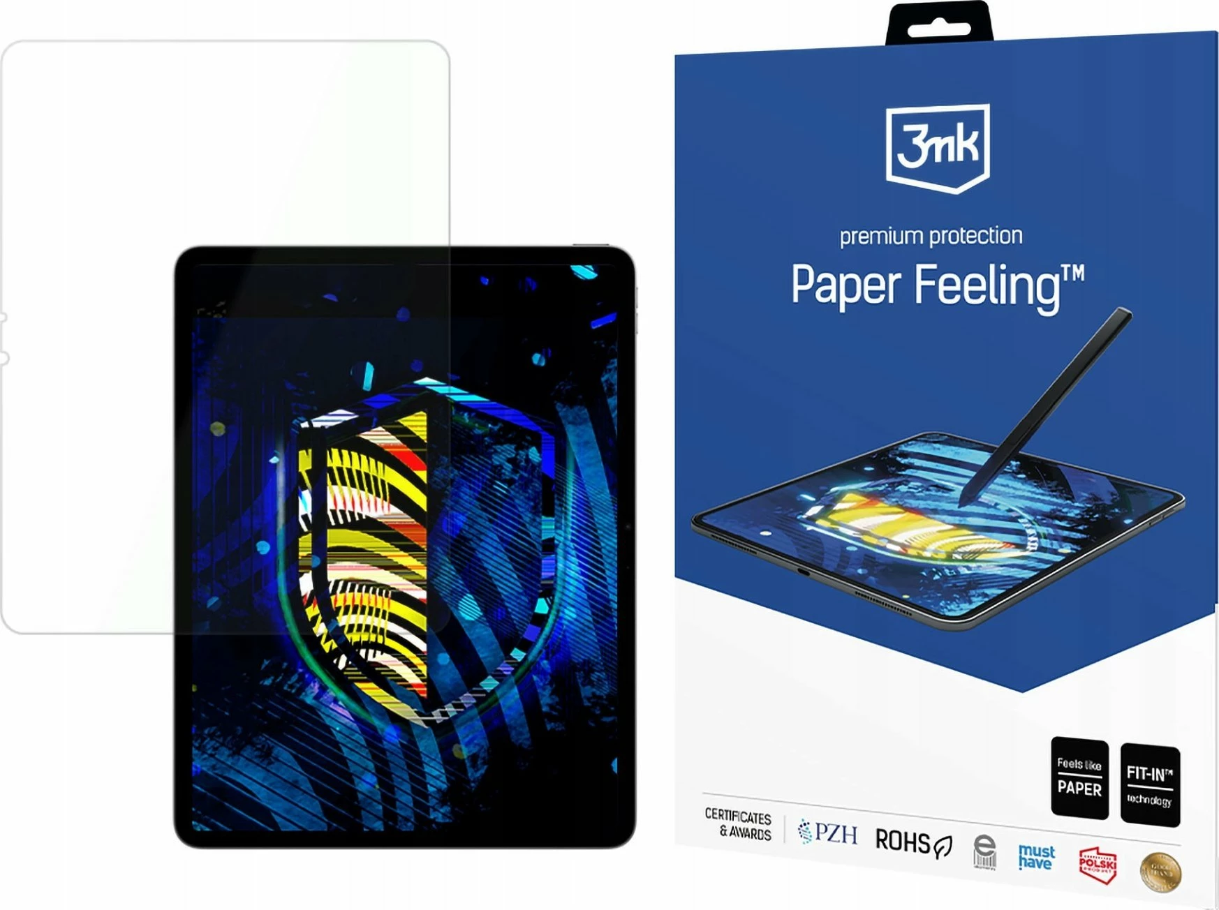 Film mbrojtës 3MK Paper Feeling për Apple iPad Air 11" (6th gen 2024), 2 copë, transparent