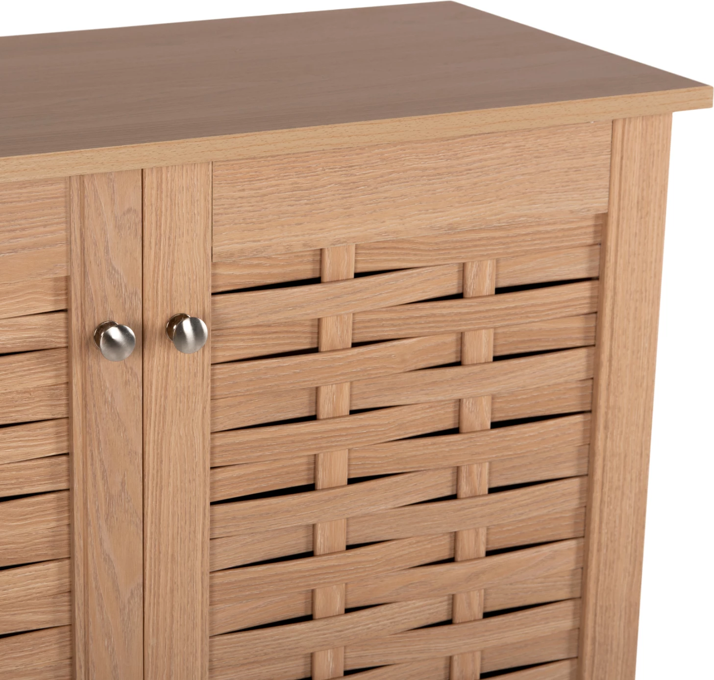 Kabinet këpucësh KABIRA, ngjyrë lisi, FH2210.09, 77x34x115H cm