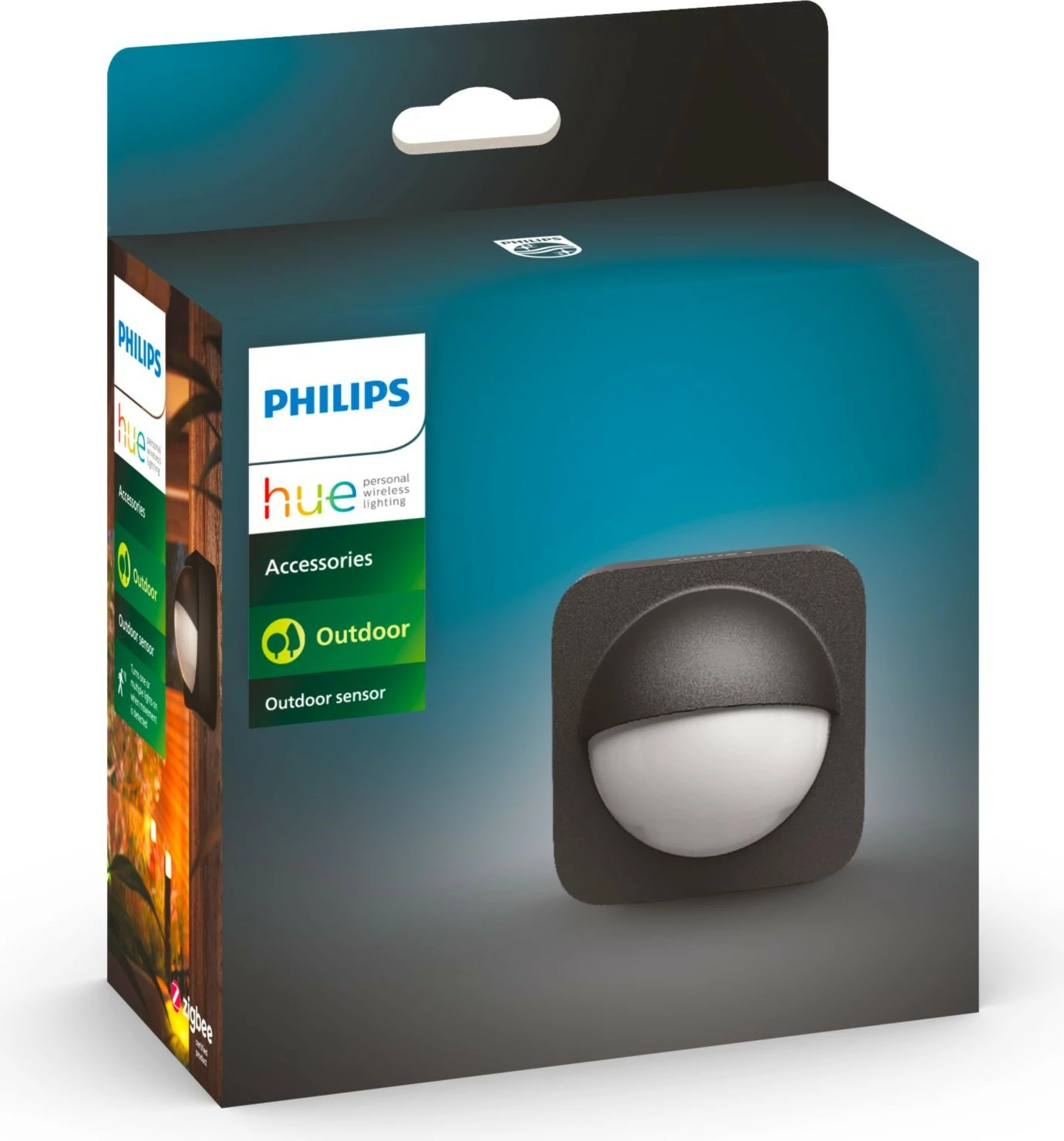 Sensor Philips Hue, Muri, Outdoor, iOS, Android, IP54, Plastikë, Zi