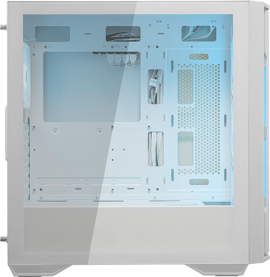 Kasë COUGAR UNIFACE RGB Midi Tower, ATX/E-ATX, 4x120mm RGB, USB-C, e bardhë