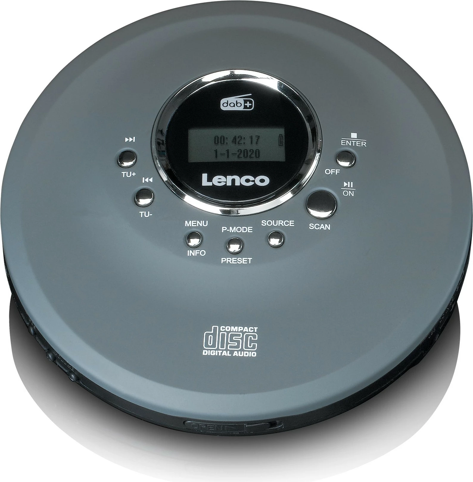 CD player Lenco CD-400, MP3, ekran LCD, kufje, anthracite