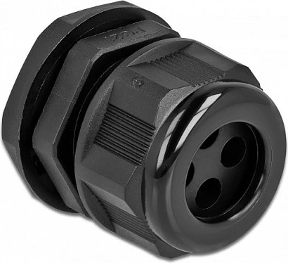 Glandë kablloje DeLOCK PG21, IP68, për 4 kabllo rrethore 6 mm, 2 copë, e zezë