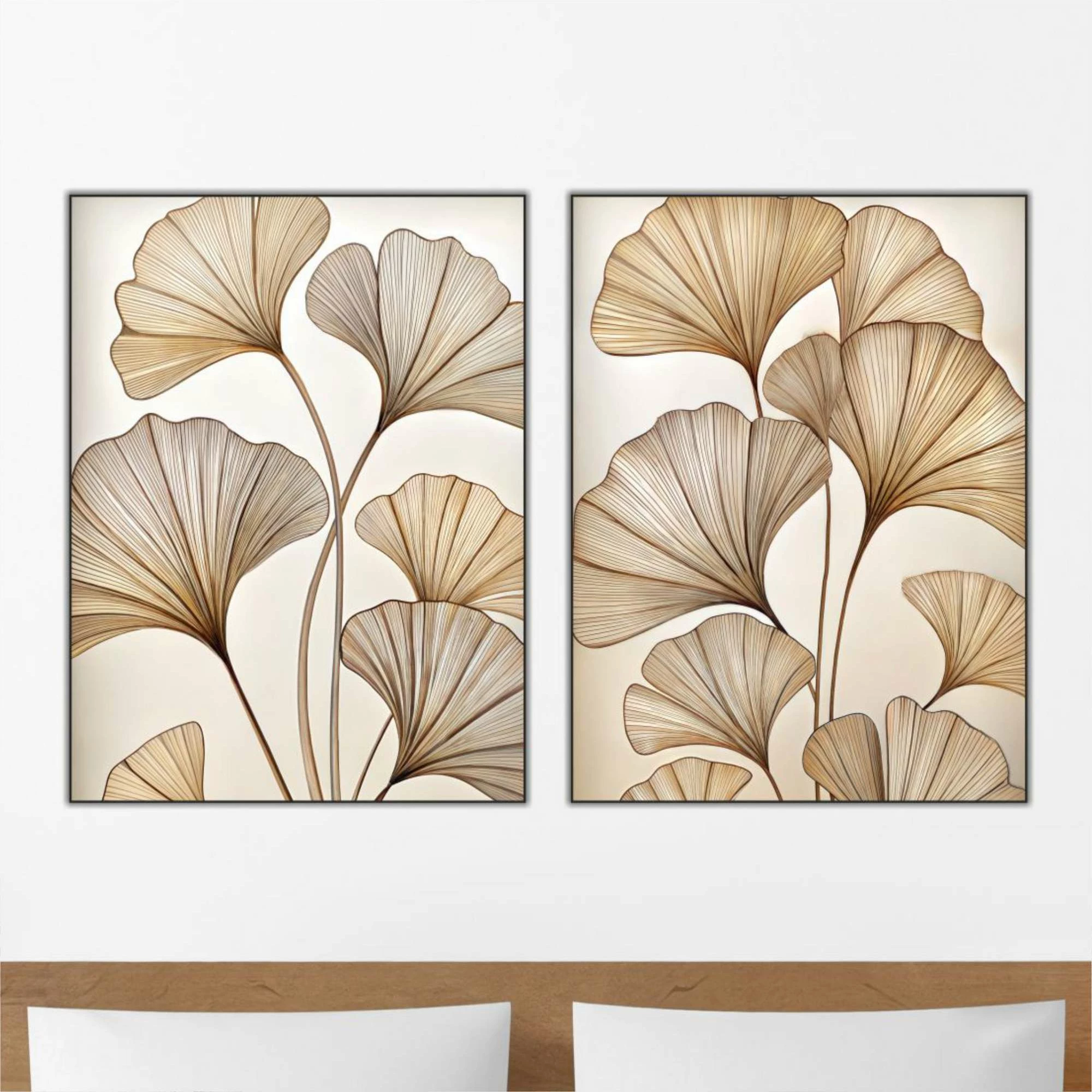 Pikturë dekorative MDF (2 copë), Wallity, shumëngjyrëshe, 60x80cm