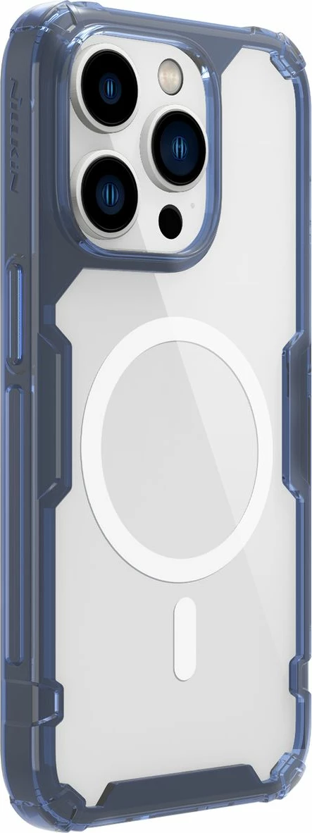 Mbështjellës Nillkin Nature Pro për iPhone 14 Pro, MagSafe, Kaltër