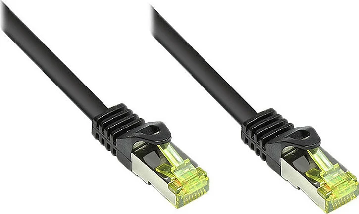 Kabllo rrjeti GoodConnections Cat7 S/FTP 7.5m, RJ-45, e zezë