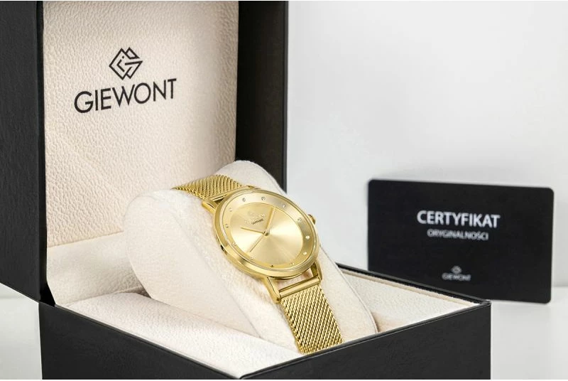 Orë dore femrash Giewont GW4130-B2, e artë