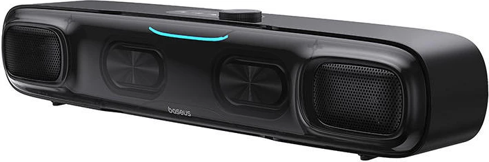 Altoparlant mini Baseus AeQur, model A20054402111-00, lidhje Bluetooth 5.3/USB-C/AUX, i zi