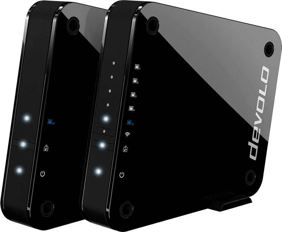 Urë WiFi Devolo GigaGate, 1733 Mbit/s, 5x LAN, e zezë
