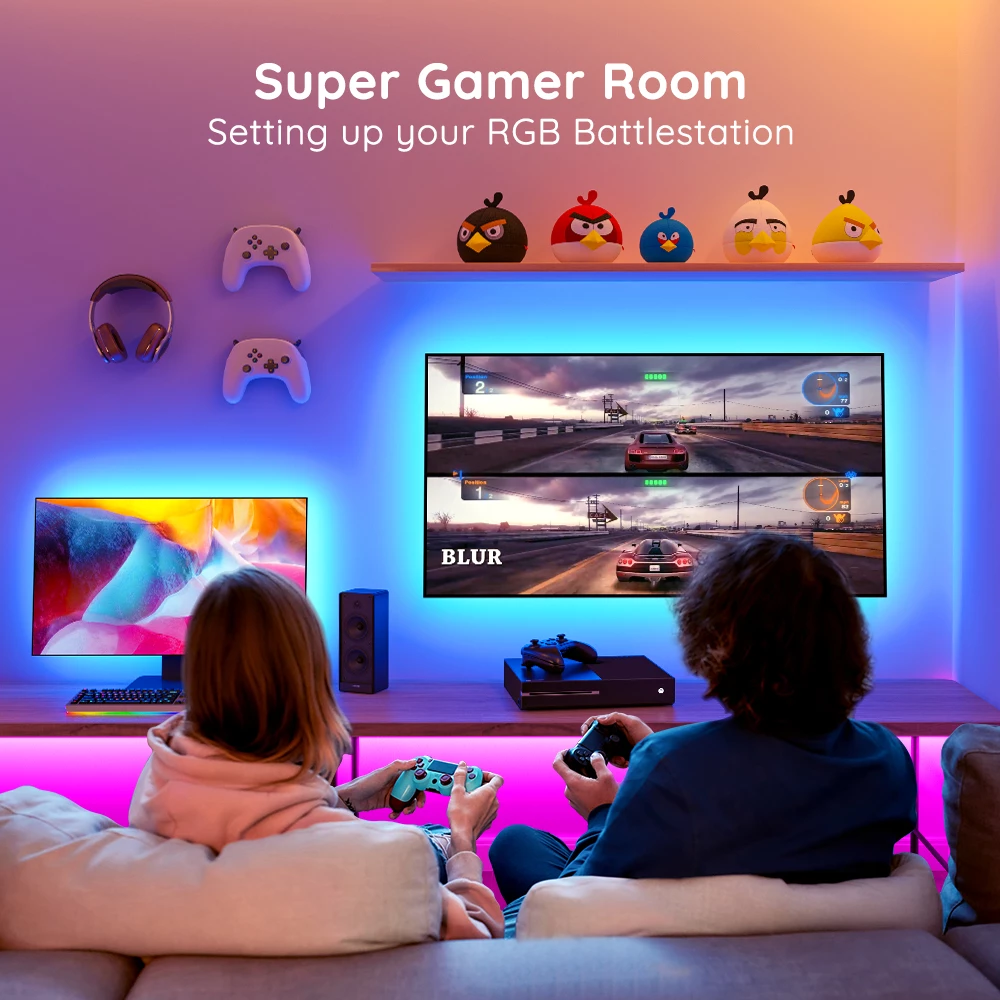 Shirit LED RGB për TV, Govee, TV Backlight 46-60", 4x75 cm