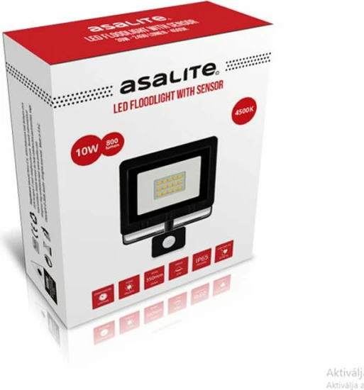 Reflektor LED ASALITE ASAL0137 10W 4500K 800 lm me sensor, i zi