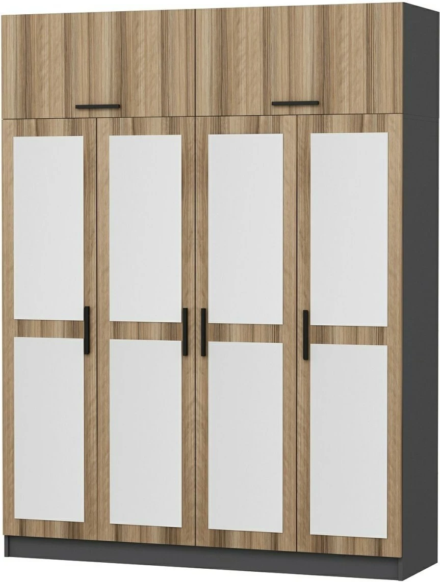 Dollap rrobash Skye Decor, ngjyrë dore, 5211