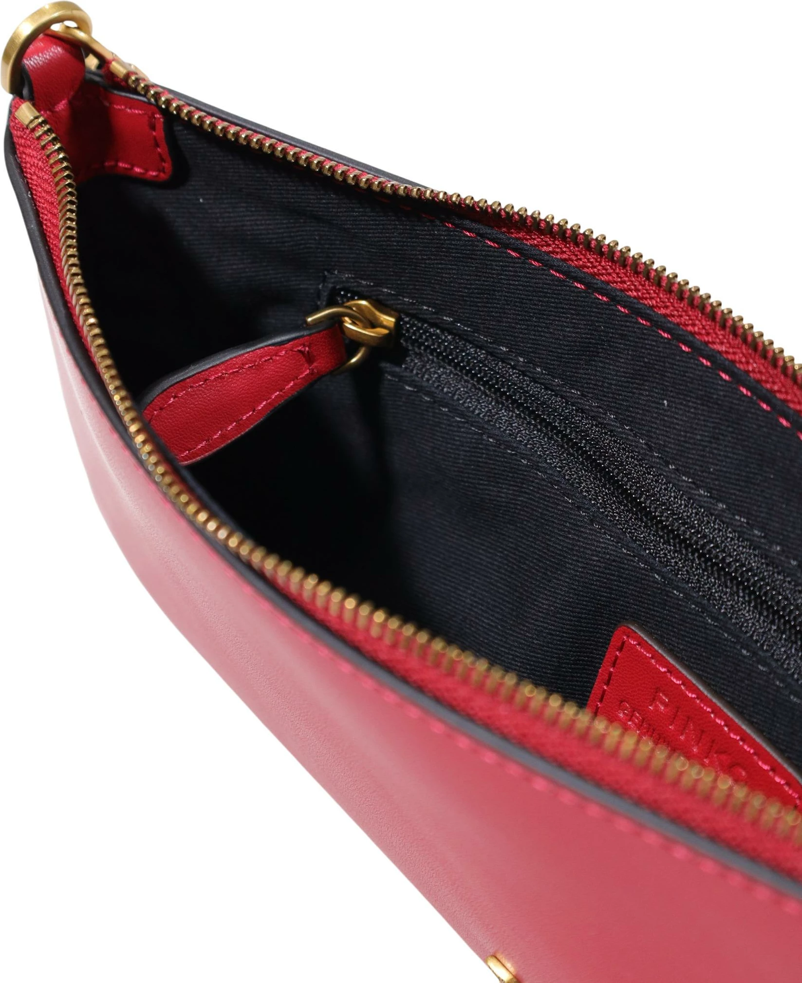 Portofol i vogël Pinko NEW HORIZONTAL FLAT VITELLO SE 107669 A0F1, i kuq