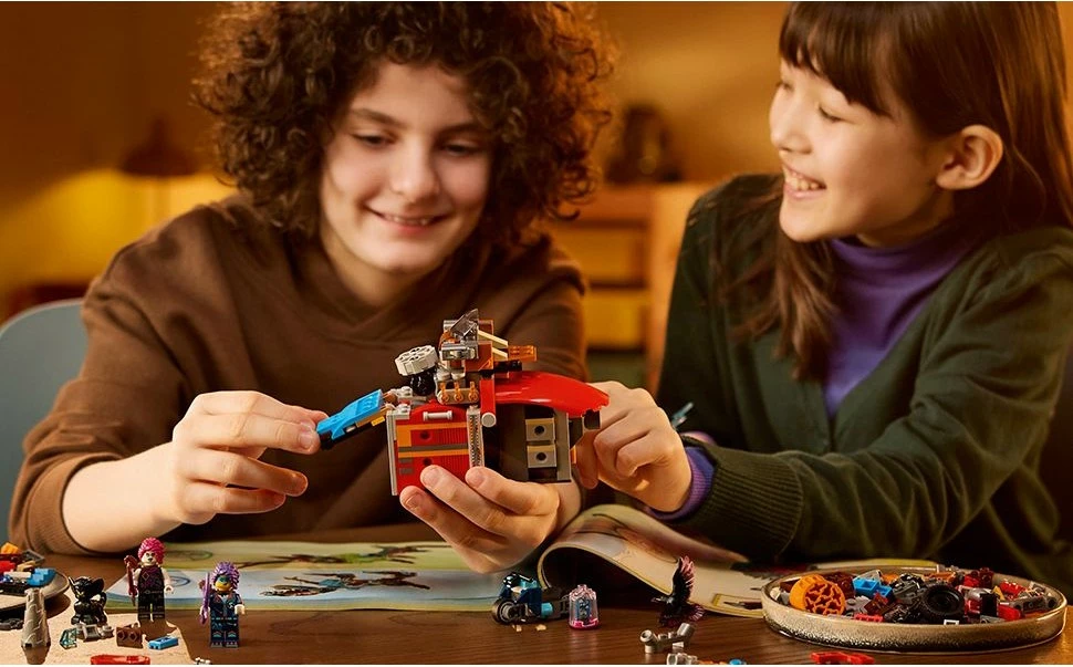 Set ndërtimi LEGO DREAMZzz 71484 Cooper's Dino-Mech C-Rex, shumëngjyrësh