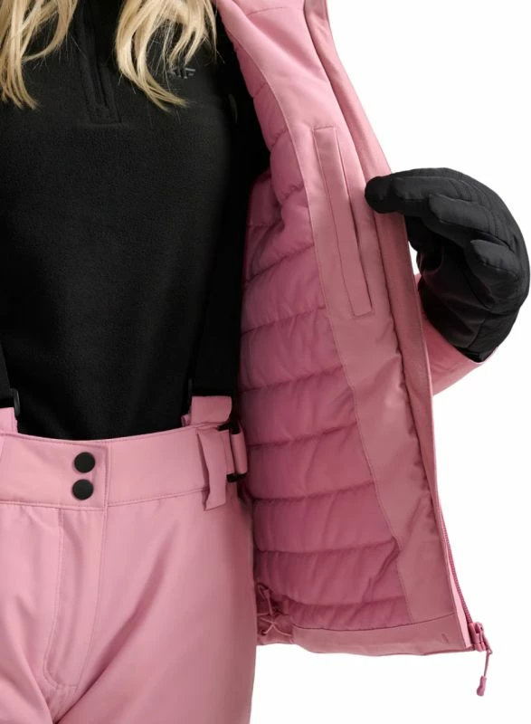 Jakne skijimi për femra 4F, rozë