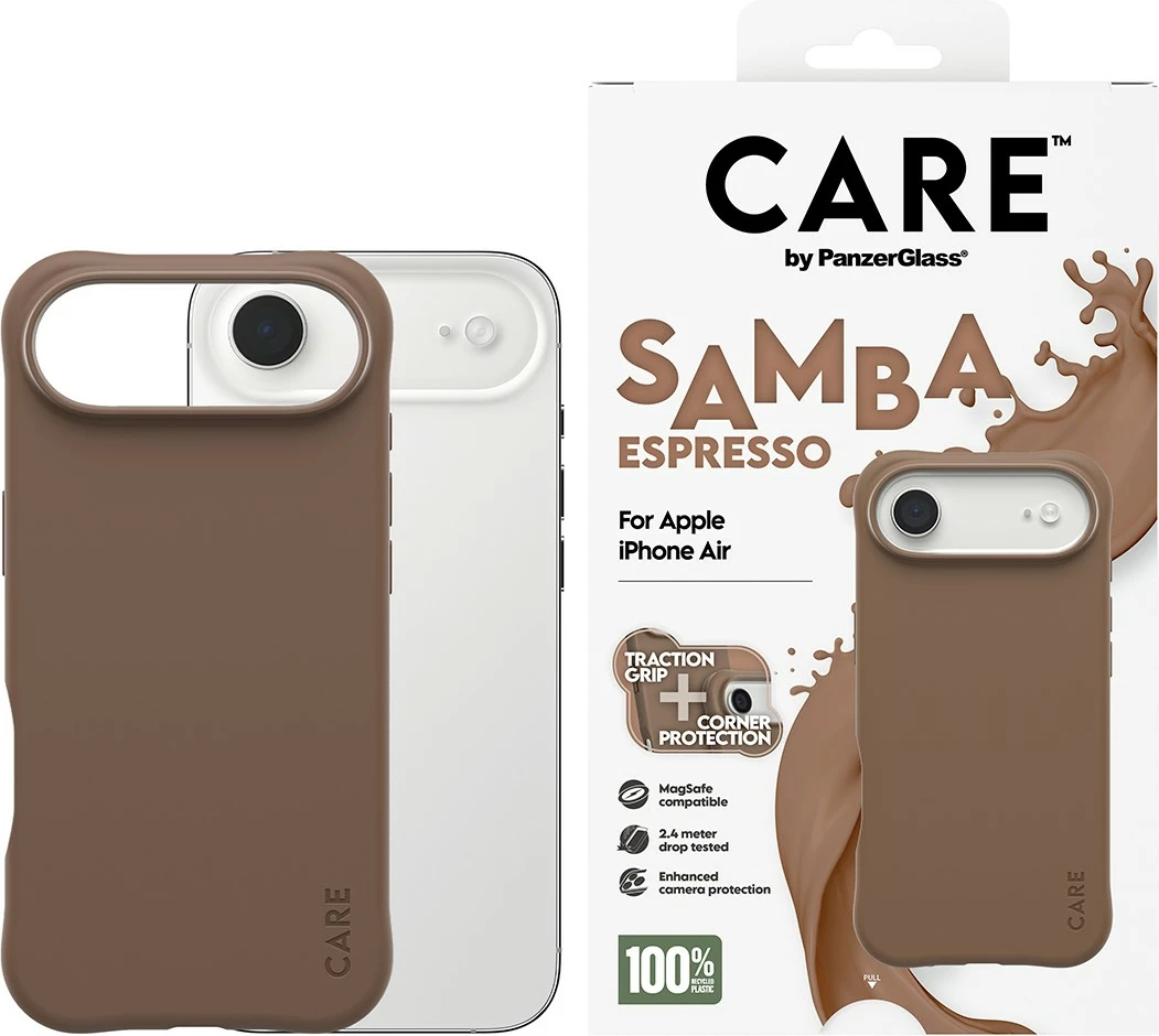Mbështjellës PanzerGlass CARE MagSafe për iPhone, Air Espresso