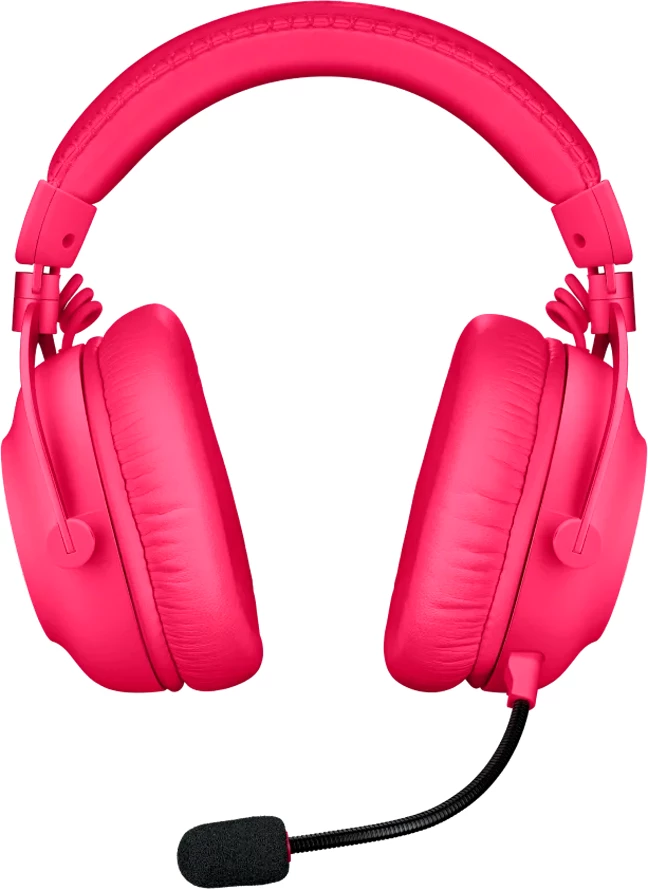 Kufje gaming LOGITECH G PRO X2 LIGHTSPEED wireless, stereo, 50mm, 50h bateri, Blue Mic, over-ear, Magenta
