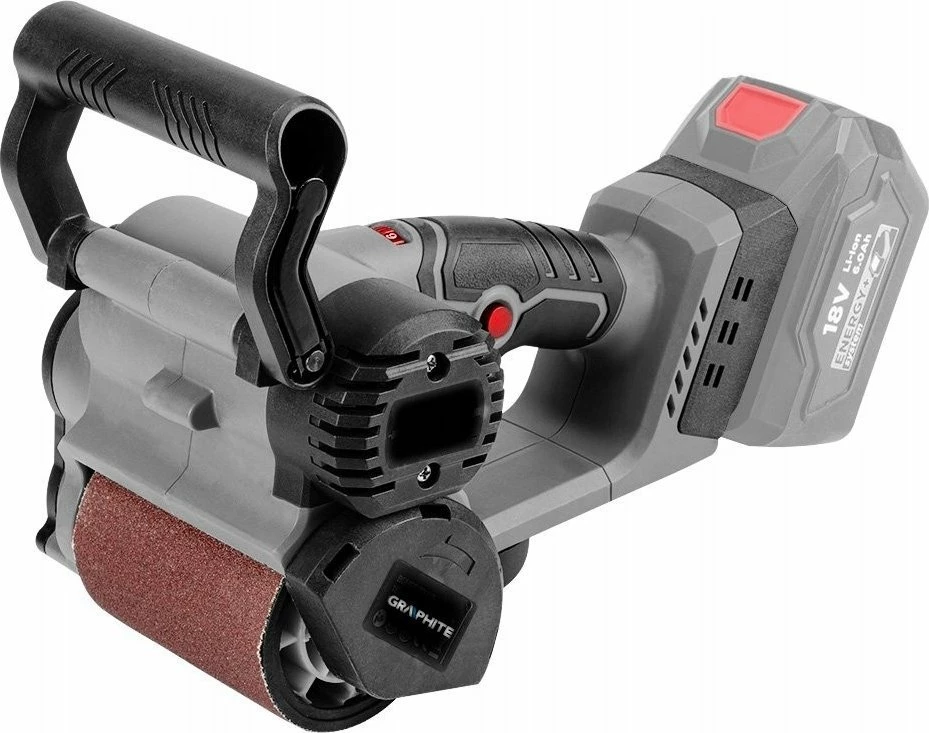Brus/lyerës pa kabllo Graphite Energy+ 58GE137 18V, 100 x 80 mm, brushless, pa bateri/pa karikues, gri/zi, set 1 copë