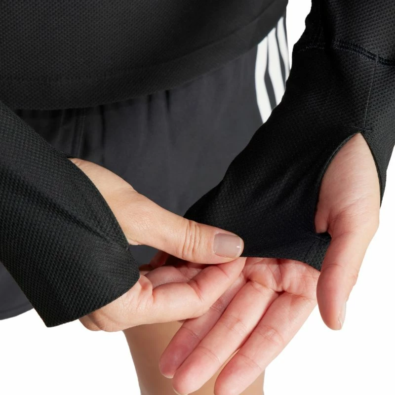 Maicë me mëngë të gjata për femra adidas, e zezë [Madhësia: XL]