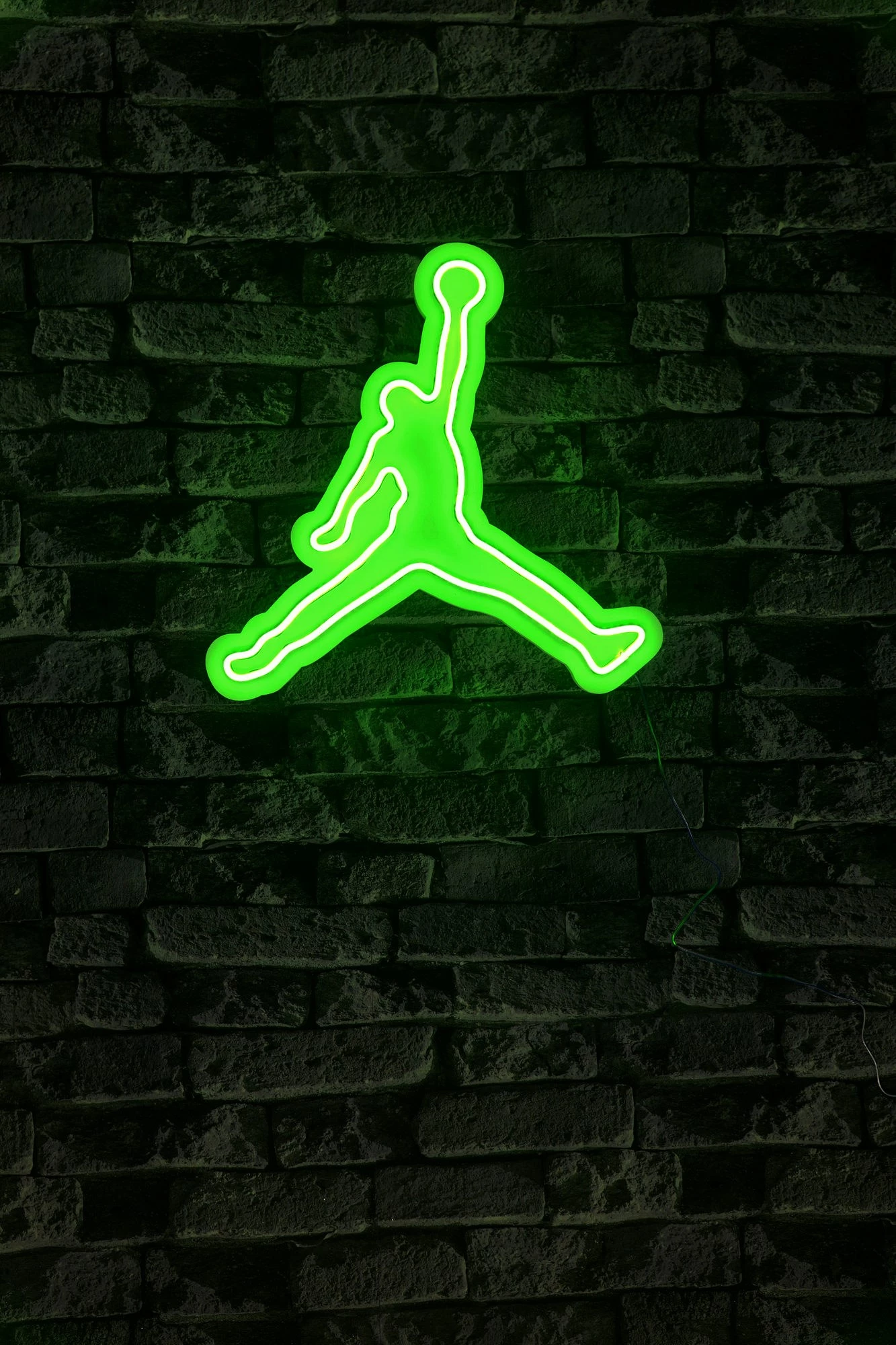 Dritë dekorative LED plastike, basketbollist, ngjyrë e gjelbër, Wallity