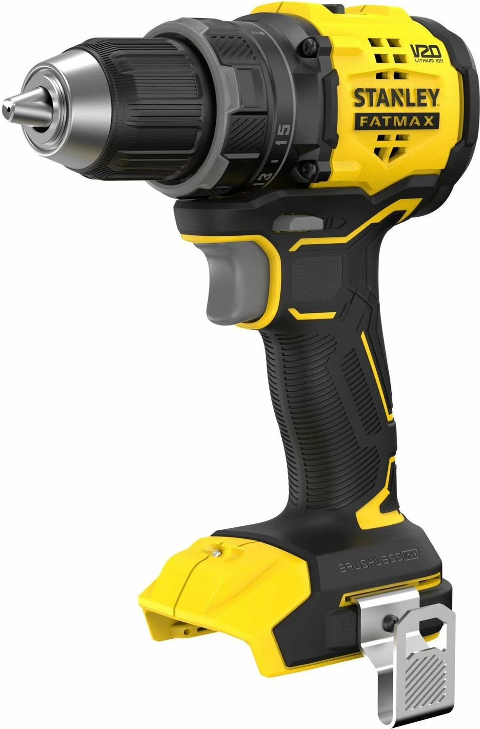 Burgji-vidhosës pa kabllo Stanley Fatmax SFMCD714B-XJ 18 V, brushless, 60 Nm, mandrinë 13 mm, pa bateri/pa karikues, verdhë/zezë
