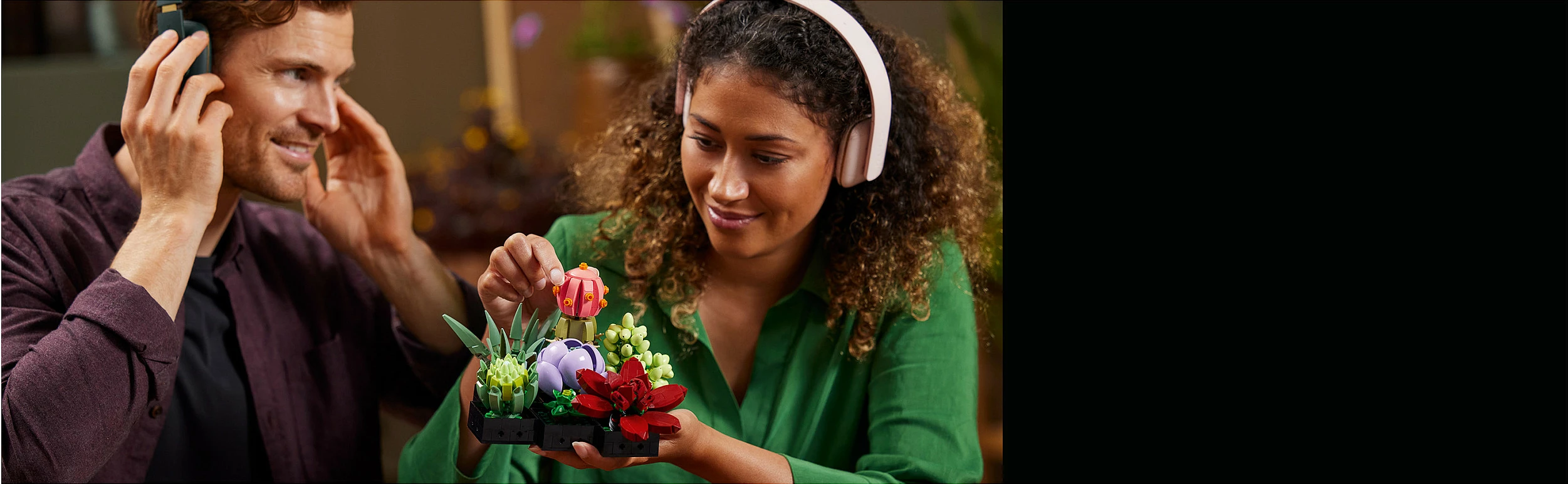 Set ndërtimi LEGO Botanicals Succulents 10309, 771 copë, 18+, multikolor