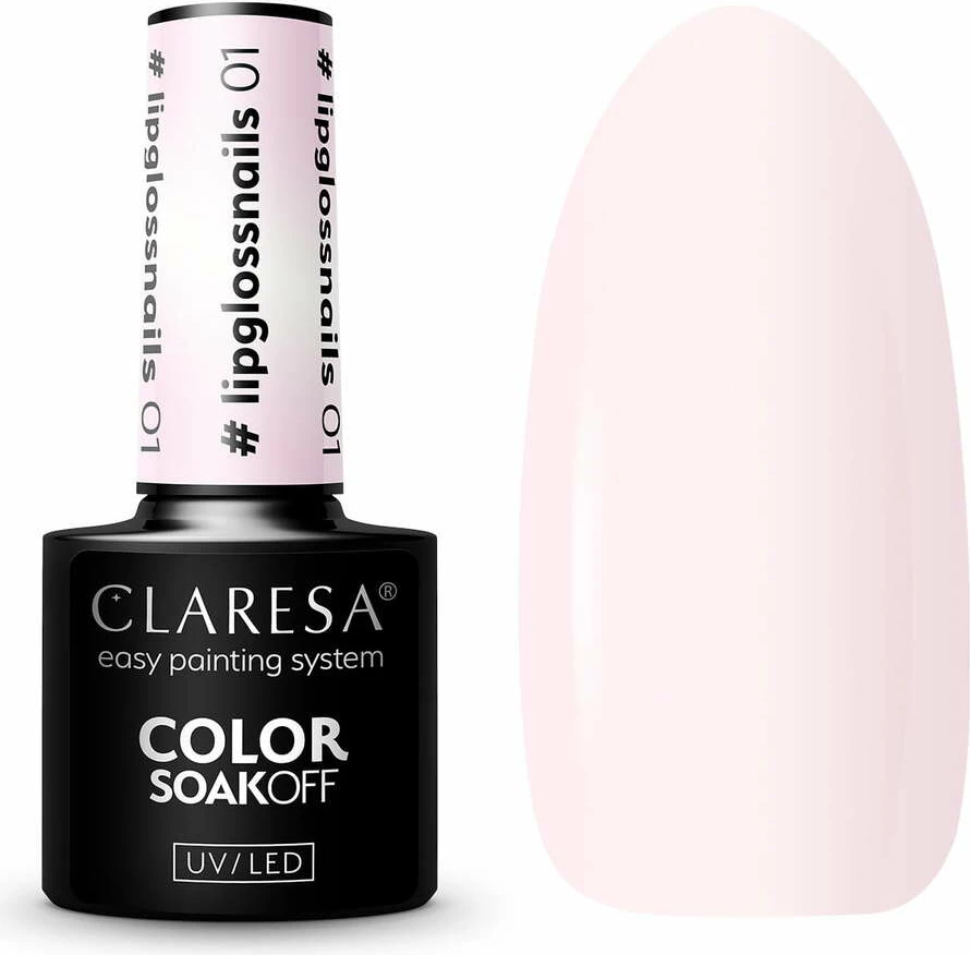 Llak për thonj Claresa Lipglossnails 01 për femra, 5g
