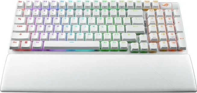 Tastierë Asus Strix Scope II 96 Wireless, RGB, e bardhë