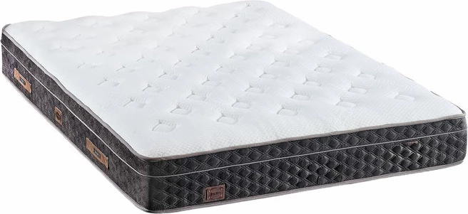 Dyshek IASIS, 160x200cm, i bardhë-antracit, 200x160x30