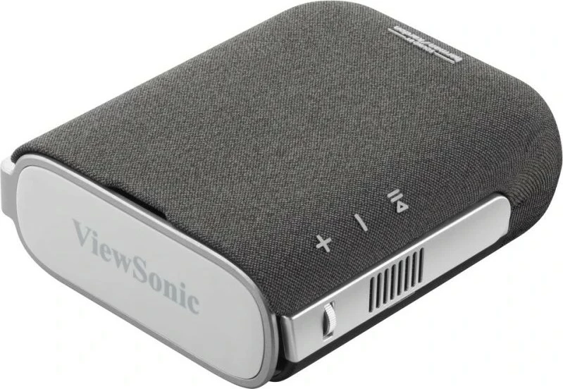 Projektor portativ Viewsonic M1S, LED, WVGA, 16 GB, i zi, argjendtë