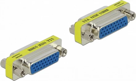 Adapter Gender Changer DeLOCK D-Sub HD26, 26-pin, argjend