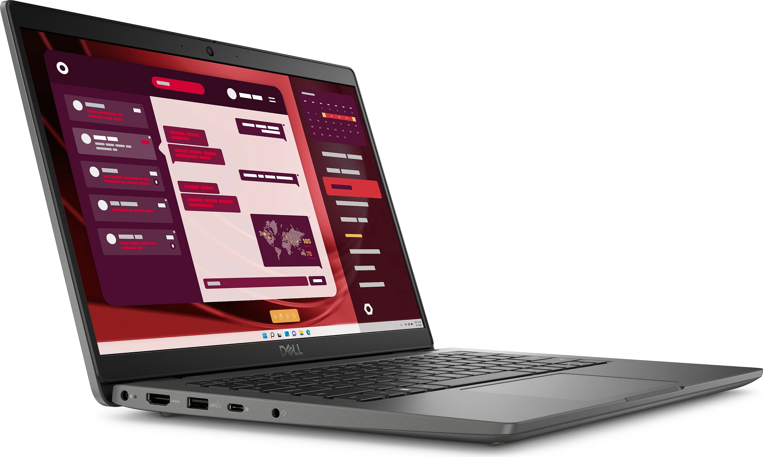 Laptop Dell Latitude 3450, i5-1345U, 16GB RAM, 512GB SSD, 14" FHD, Windows 11 Pro, e zezë