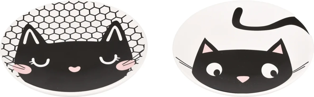 Tas ushqimi dhe pije për mace Flamingo