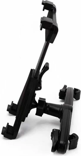 Mbajtës tableti për veturë MAXLINE TZ03+P3 7-13\", rrotullim 360°, montim në mbështetëse koke, i zi