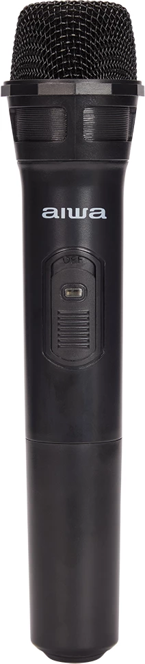 Altoparlant portativ Bluetooth Aiwa KBTUS-100, 16 W RMS HyperBass, TWS, RGB, karaoke, set me mikrofon e telekomandë, i zi