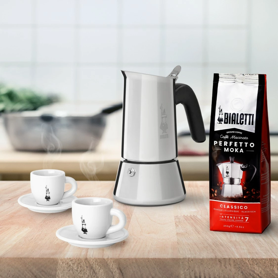 Mokka-kanë Bialetti New Venus 0.1L argjend