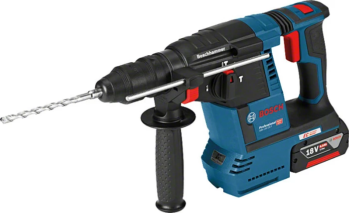 Çekiç shpues Bosch GBH 18V-26 F, 18V, me akumulator, blu